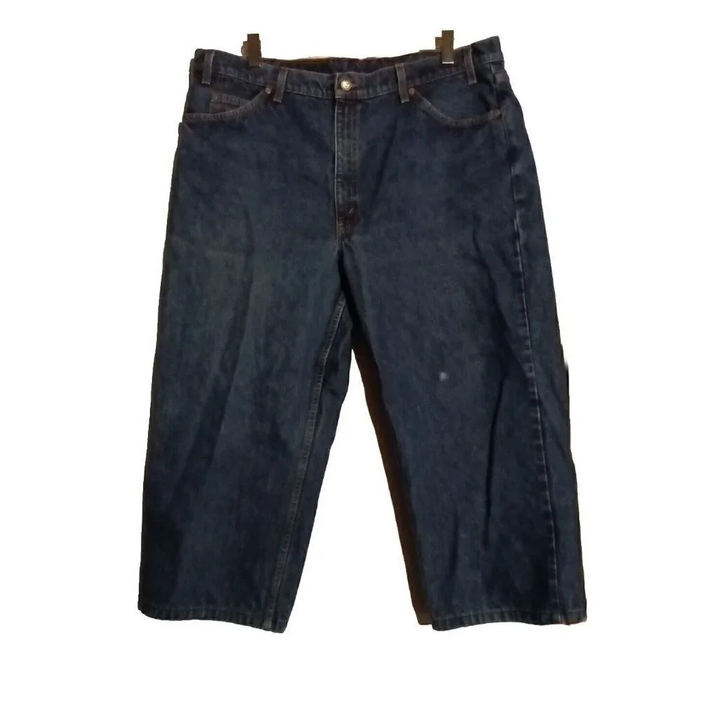 Levis 550 Orange Tab Jeans Size 42 Relaxed Fit 41 X 24 Hemmed